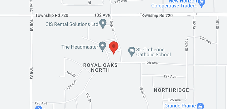 map of 10413 129 Avenue